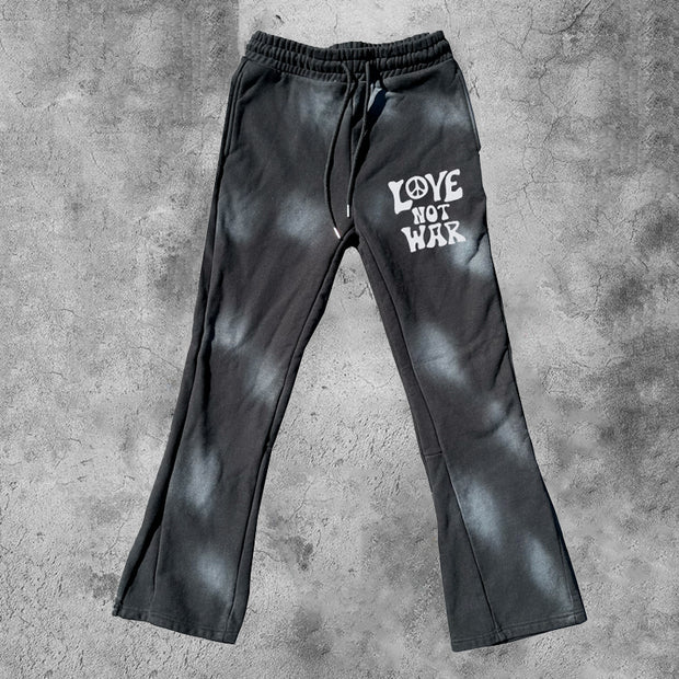Tie-dye Printed Flared Pants