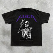 Skull Graphic Print Short Sleeve T-Shirt