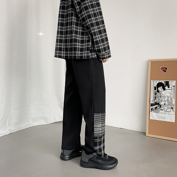 Suit trousers straight-leg nine-point trousers fall feeling small trousers