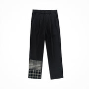 Suit trousers straight-leg nine-point trousers fall feeling small trousers