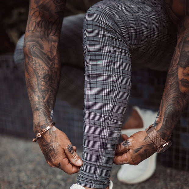 Fashion check skinny pants