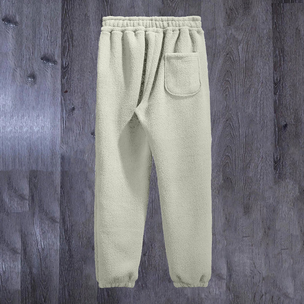 Street style trendy design printed casual trousers