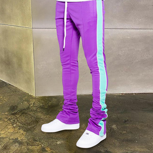 Casual Fashion Colorblock Sweatpants