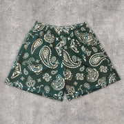 Fashion statement cashew nut flower sports shorts