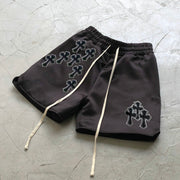 Personality Retro Cross Tide Brand Hip Hop Shorts