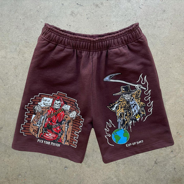 Personalized printing casual shorts men