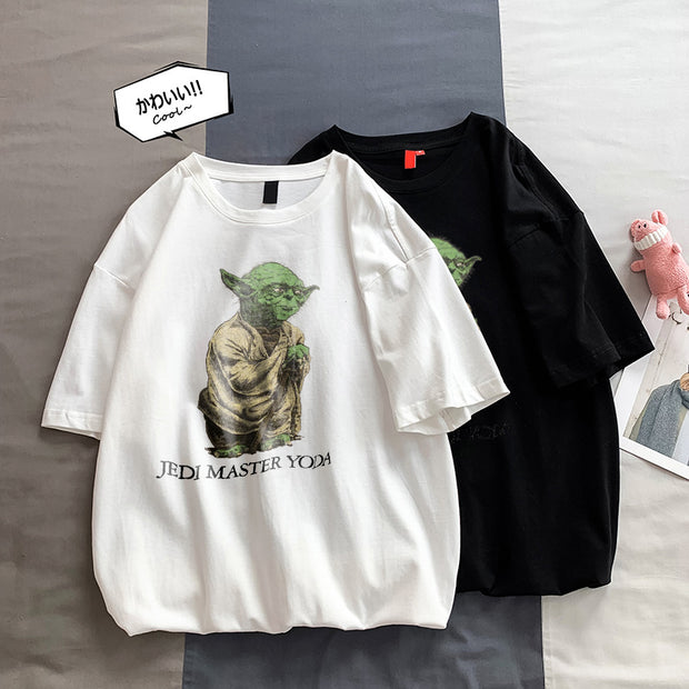 Funny print street casual T-shirt