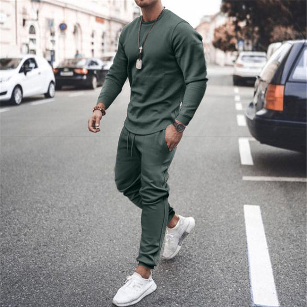 Two-piece long-sleeved casual suit