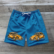 Car print swimming shorts