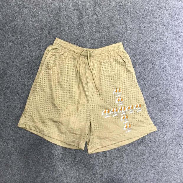 Skull fashion sports street shorts