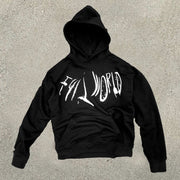 Personalized men's printed long-sleeved hoodie