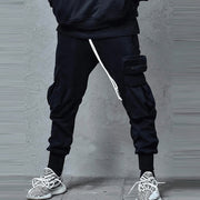 Overalls men's autumn and winter new sports and leisure multi-pocket hip-hop high street trousers men
