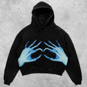 Casual Loose Hooded Long Sleeve Sweatshirt