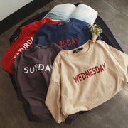Fashion print street style T-shirt