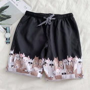 Fashion multicolor beach pants casual shorts