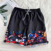 Fashion multicolor beach pants casual shorts