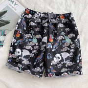Fashion multicolor beach pants casual shorts