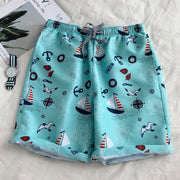 Fashion multicolor beach pants casual shorts
