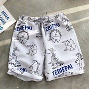 Fashion multicolor beach pants casual shorts
