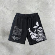 Skull casual street home beach shorts