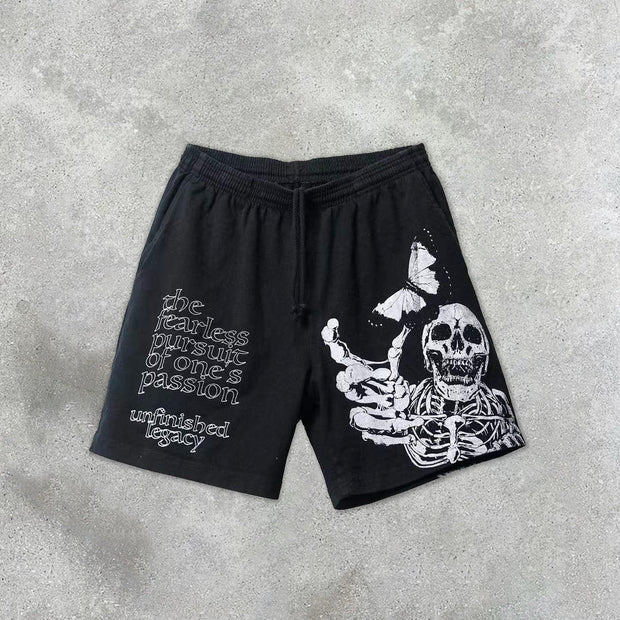 Skull casual street home beach shorts