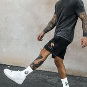 Street Fashion Angel Print Shorts
