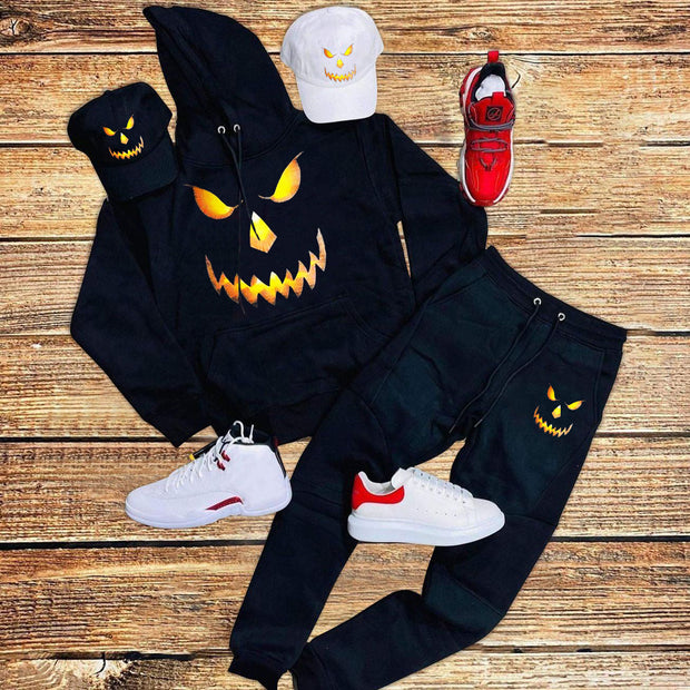 Street style trend design pattern long-sleeved hoodie