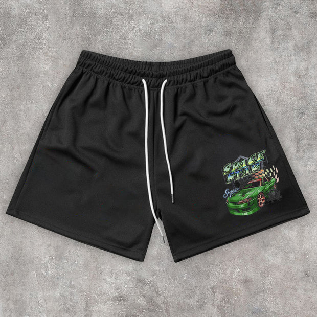 Retro Fashion Street Hip Hop Sports Shorts