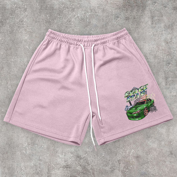 Retro Fashion Street Hip Hop Sports Shorts