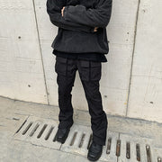 High street performance vibe style trousers zipper street casual trousers