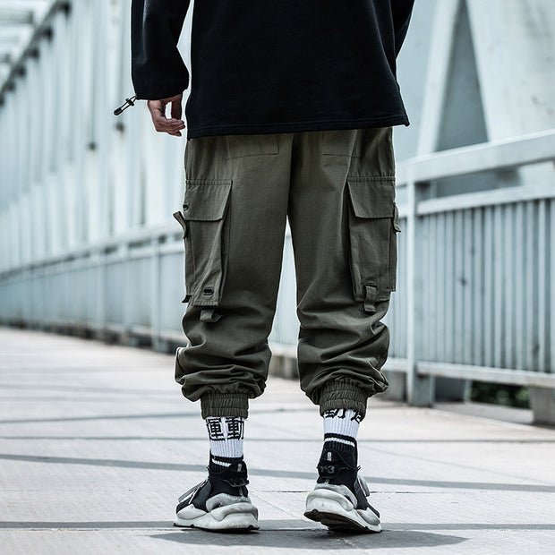 Loose hip-hop tide brand ins beam harem pants