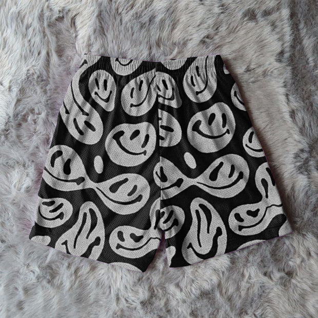 Irregular smile sports casual shorts