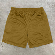 Personality spoof pattern street mesh shorts