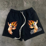 Fashion casual printed shorts men