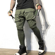 Trendy hip-hop multi-pocket trousers casual sports pants