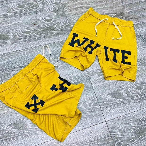 Letter fashion personality printed shorts