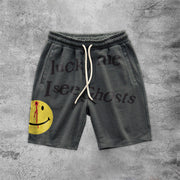 Fashion retro casual sports shorts
