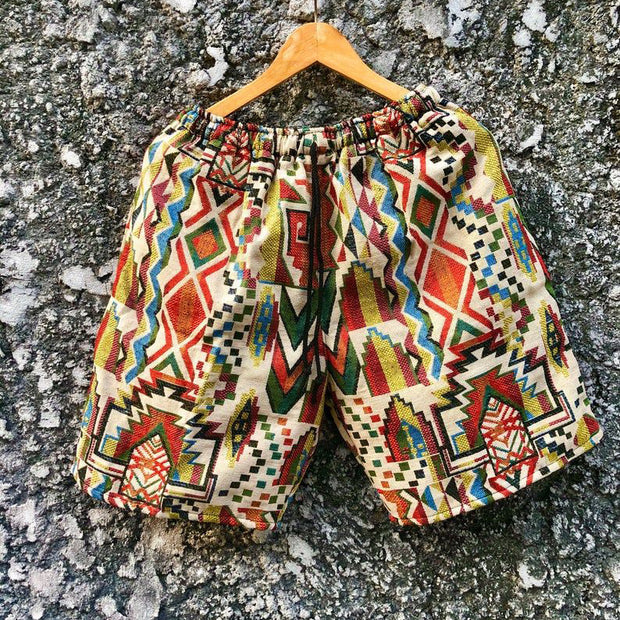 Retro loose short sports micro stretch casual shorts