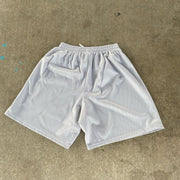 Trendy Print Fashion Hip Hop Mesh Shorts