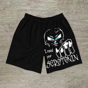 Personalized printed casual shorts