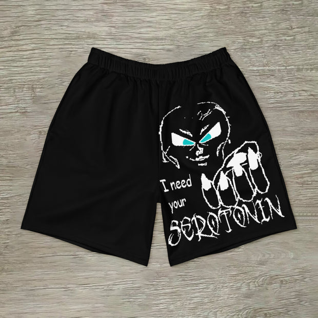Personalized printed casual shorts