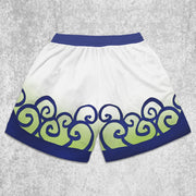 Men's Casual Print Panel Shorts