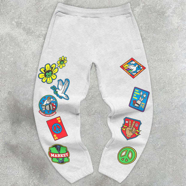 Casual loving peaceful away from war sports home outdoor trousers