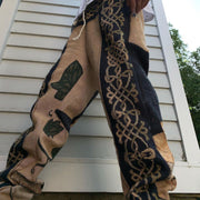 Retro street fashion casual straight-leg trousers