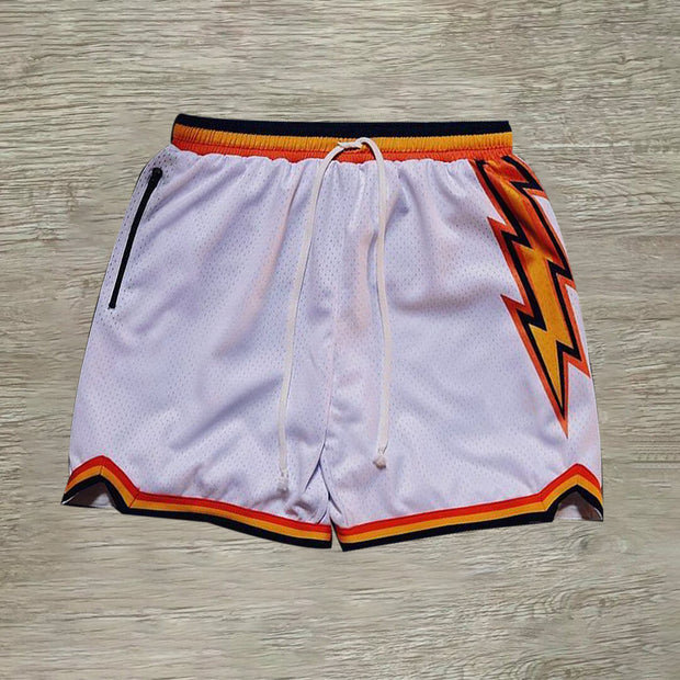 Sports print shorts