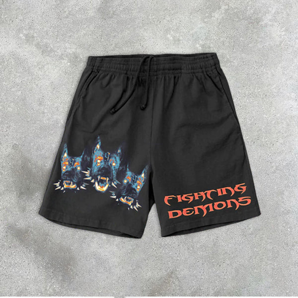 Men's graphic print shorts