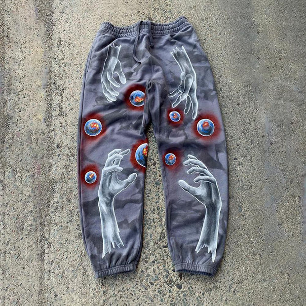 Longing for the earth street casual trousers