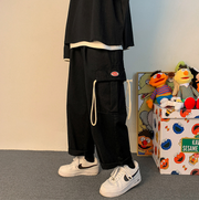 Tooling trend loose straight-leg casual pants