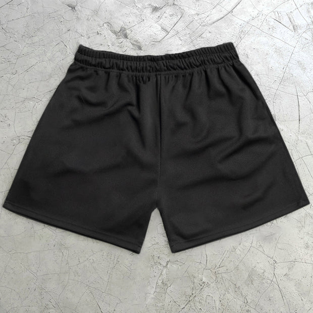Street tide brand graffiti flame shorts