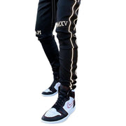 Reflective strip sports casual men's fitness hip hop pants
